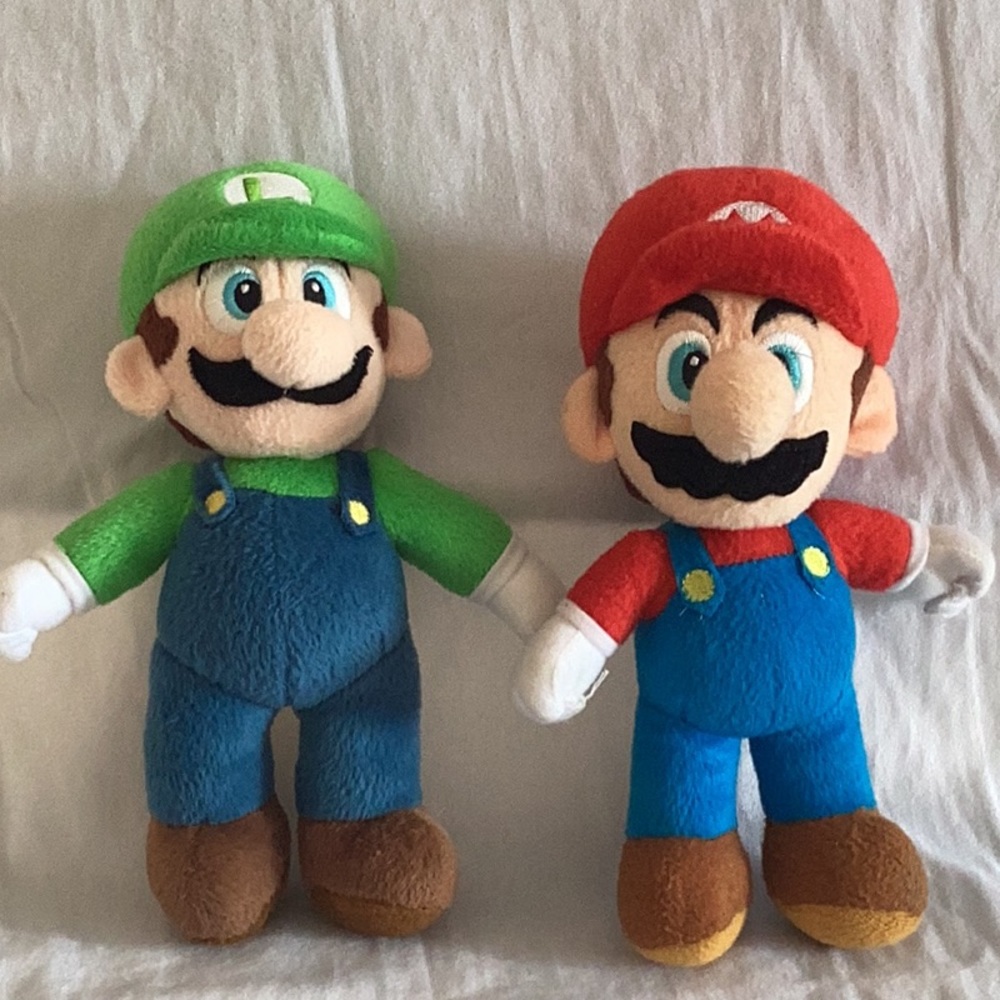 Mario and Luigi plush